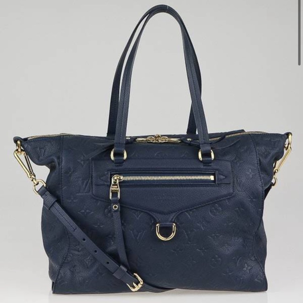 💎✨AUTHENTIC LEATHER LOUIS VUITTON ZIPPER TOTE